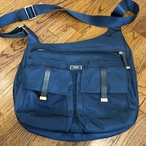 Tumi crossbody bag navy/blue